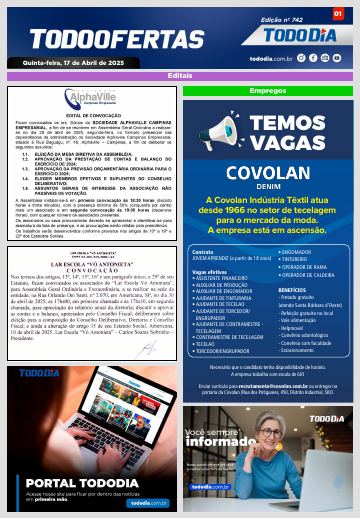 Capa: Todo Ofertas – Edição nº 742
