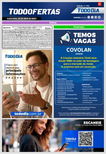Capa: Todo Ofertas – Edição nº 750