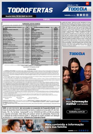 Capa: Todo Ofertas – Edição nº 755