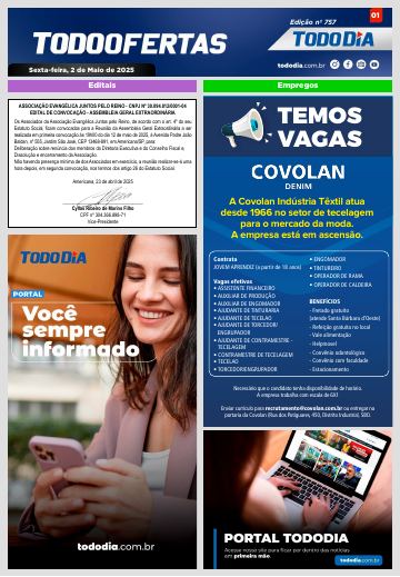 Capa: Todo Ofertas – Edição nº 757