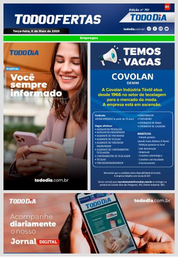Capa: Todo Ofertas – Edição nº 761