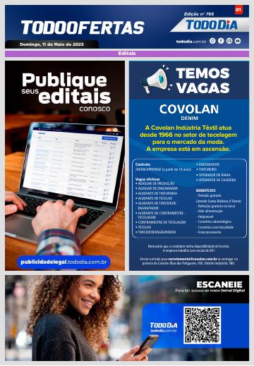 Capa: Todo Ofertas – Edição nº 766