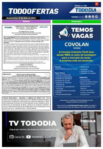 Capa: Todo Ofertas – Edição nº 769