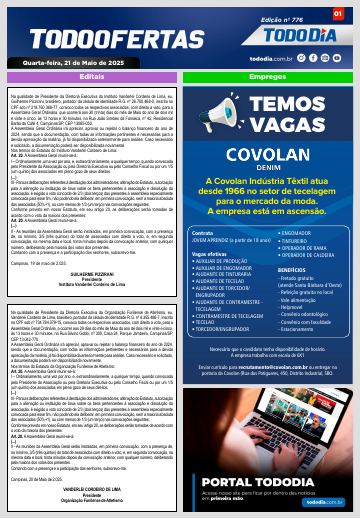 Capa: Todo Ofertas – Edição nº 776