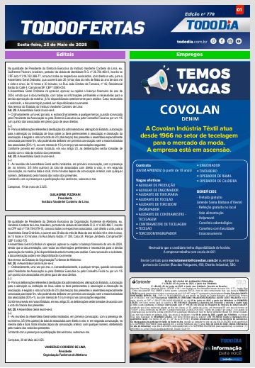 Capa: Todo Ofertas – Edição nº 778
