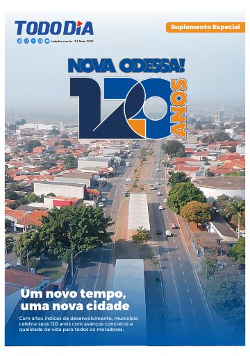 Capa: Nova Odessa, 120 anos!