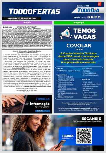 Capa: Todo Ofertas – Edição nº 782