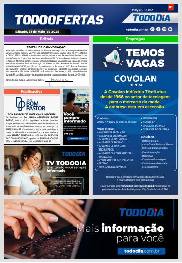 Capa: Todo Ofertas – Edição nº 786