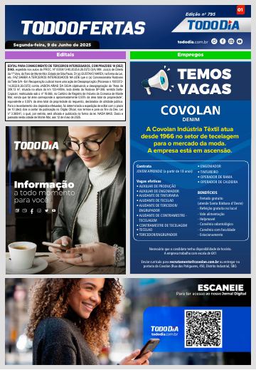 Capa: Todo Ofertas – Edição nº 795