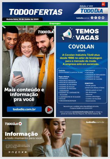 Capa: Todo Ofertas – Edição nº 805