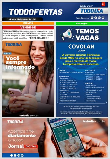 Capa: Todo Ofertas – Edição nº 807