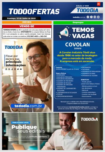 Capa: Todo Ofertas – Edição nº 808