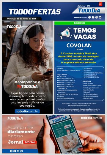Capa: Todo Ofertas – Edição nº 815