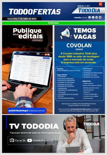 Capa: Todo Ofertas – Edição nº 817