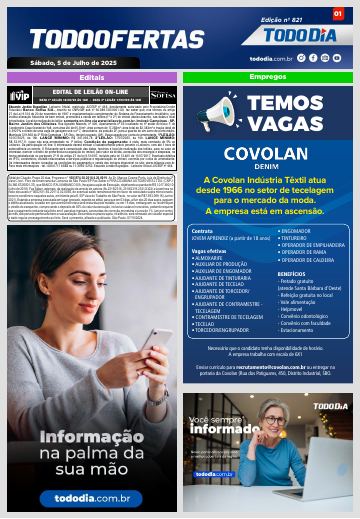 Capa: Todo Ofertas – Edição nº 821