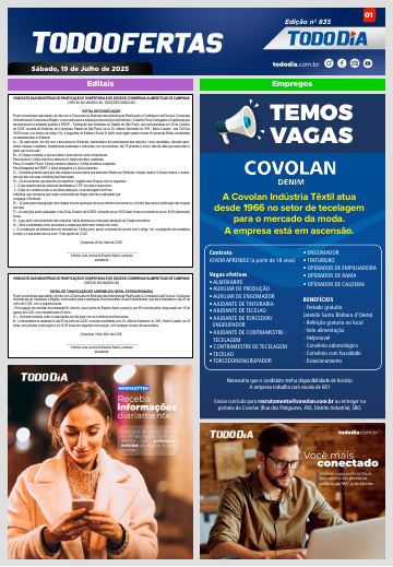 Capa: Todo Ofertas – Edição nº 835