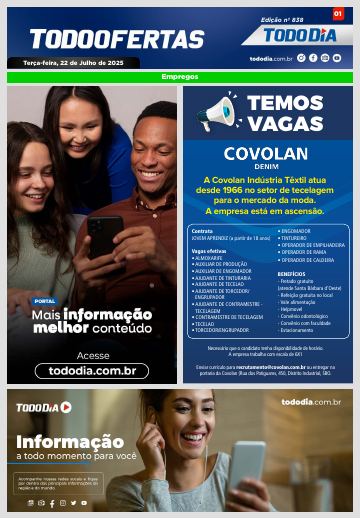 Capa: Todo Ofertas – Edição nº 838