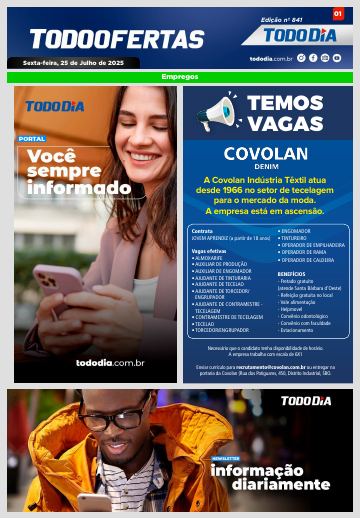 Capa: Todo Ofertas – Edição nº 841
