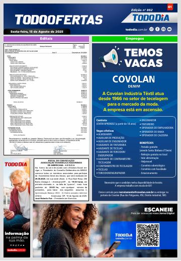 Capa: Todo Ofertas – Edição nº 862