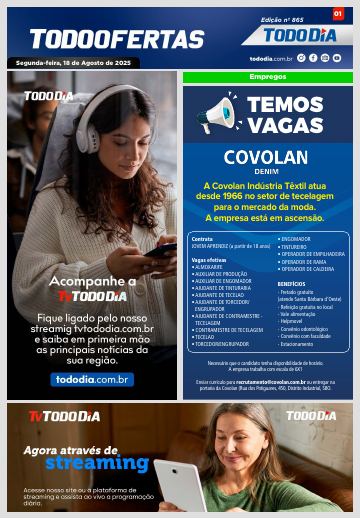 Capa: Todo Ofertas – Edição nº 865