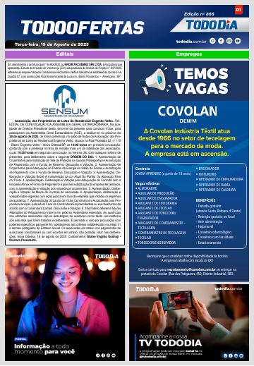 Capa: Todo Ofertas – Edição nº 866