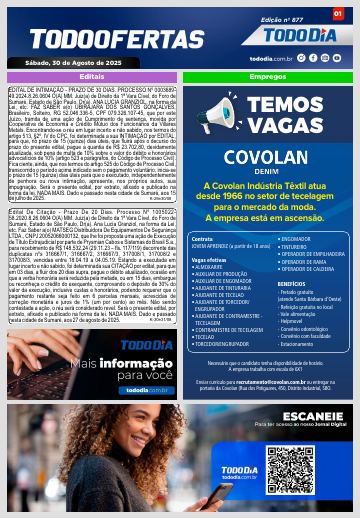 Capa: Todo Ofertas – Edição nº 877