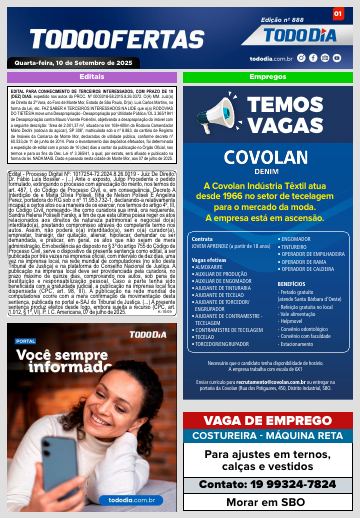 Capa: Todo Ofertas – Edição nº 888