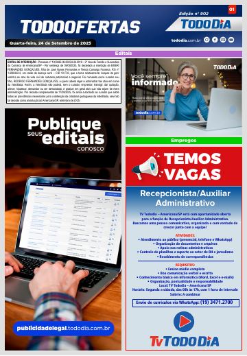 Capa: Todo Ofertas – Edição nº 902