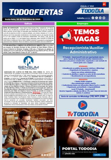 Capa: Todo Ofertas – Edição nº 904