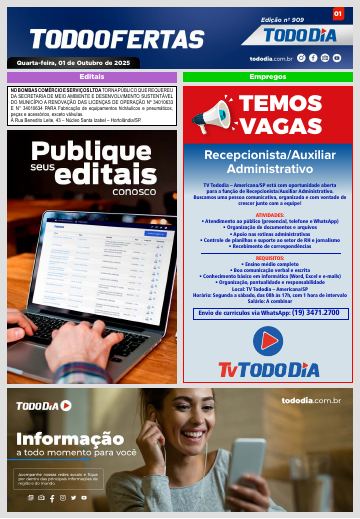 Capa: Todo Ofertas – Edição nº 909