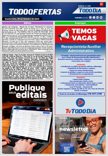 Capa: Todo Ofertas – Edição nº 916