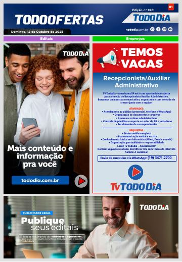Capa: Todo Ofertas – Edição nº 920