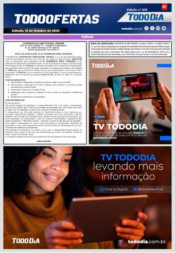 Capa: Todo Ofertas – Edição nº 926