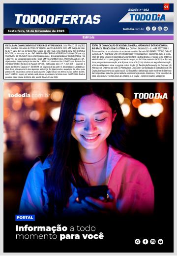Capa: Todo Ofertas – Edição nº 952
