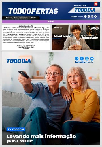 Capa: Todo Ofertas – Edição nº 953