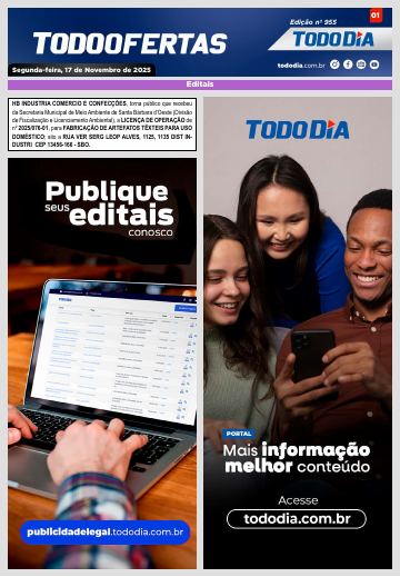 Capa: Todo Ofertas – Edição nº 955
