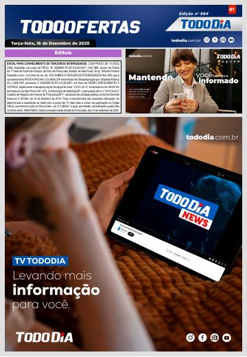 Capa: Todo Ofertas – Edição nº 984