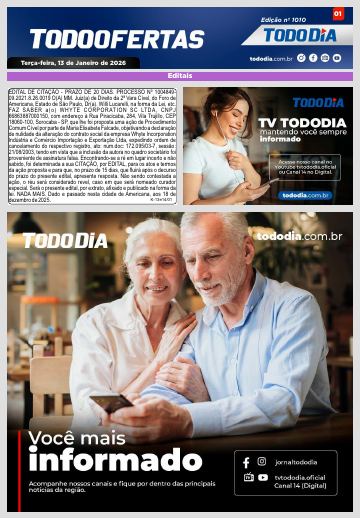 Capa: Todo Ofertas – Edição nº 1010