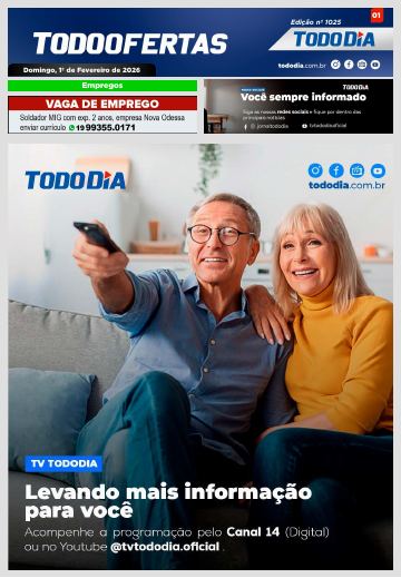 Capa: Todo Ofertas – Edição nº 1025