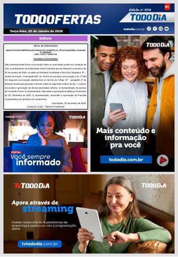 Capa: Todo Ofertas – Edição nº 1018