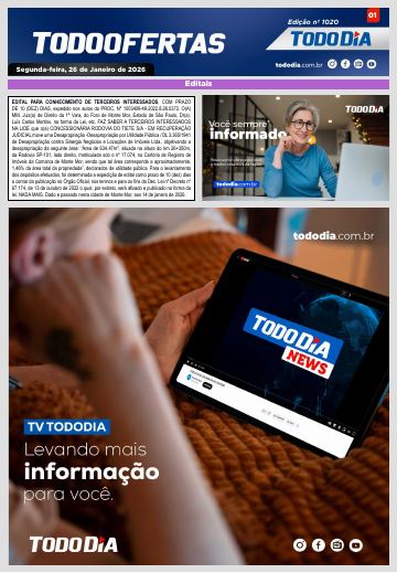 Capa: Todo Ofertas – Edição nº 1020