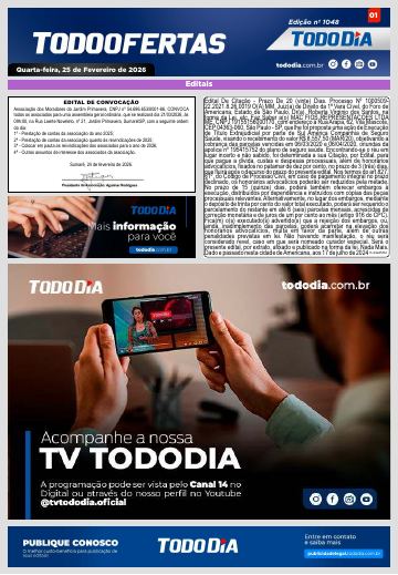Capa: Todo Ofertas – Edição nº 1048