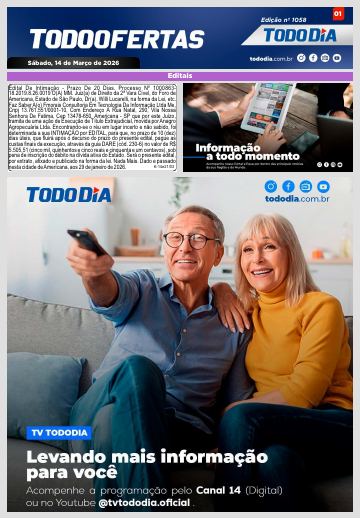 Capa: Todo Ofertas – Edição nº 1058