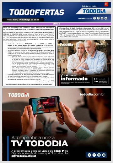 Capa: Todo Ofertas – Edição nº 1060