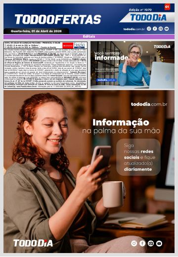 Capa: Todo Ofertas – Edição nº 1070