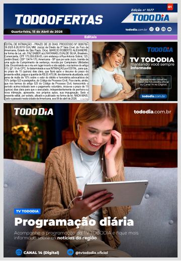Capa: Todo Ofertas – Edição nº 1077