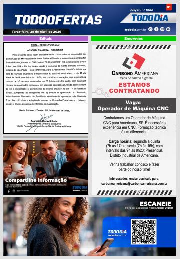 Capa: Todo Ofertas – Edição nº 1086