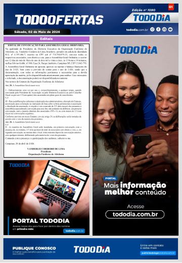 Capa: Todo Ofertas – Edição nº 1090