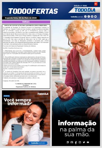 Capa: Todo Ofertas – Edição nº 1092