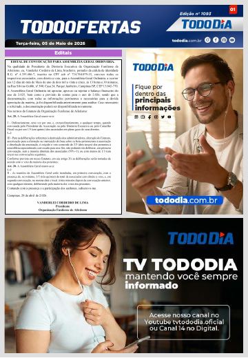 Capa: Todo Ofertas – Edição nº 1093